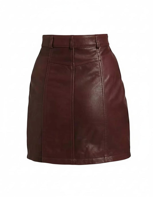 Burgundy Skirt