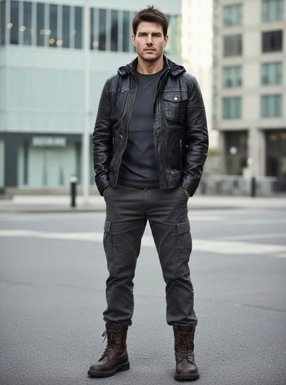 Tom Cruise Leather Jacket (Mission Impossible)